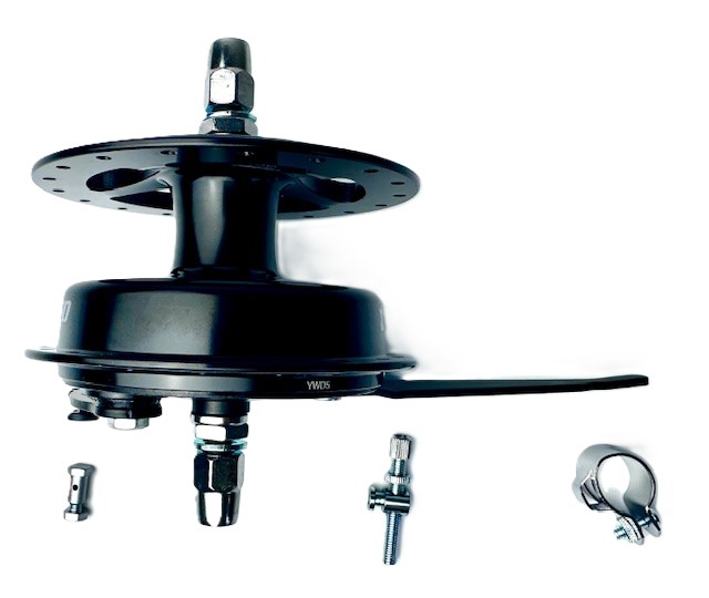 Trommelbremsnabe für Vorderrad Sturmey Archer XL-FD Alu schwarz