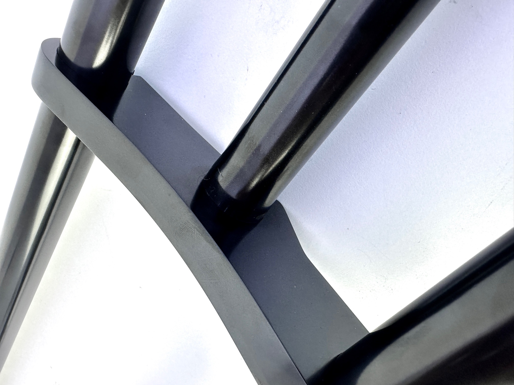 Extra breite Cargo Doppelbrückengabel, 810 mm, schwarz für 20-28 Reifen 1 1/8 Schaft