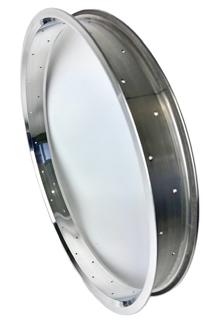 Alufelge 26 Zoll  67 mm poliert