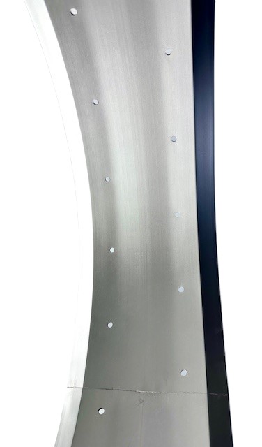 Alufelge 20 Zoll 133 mm matt silber