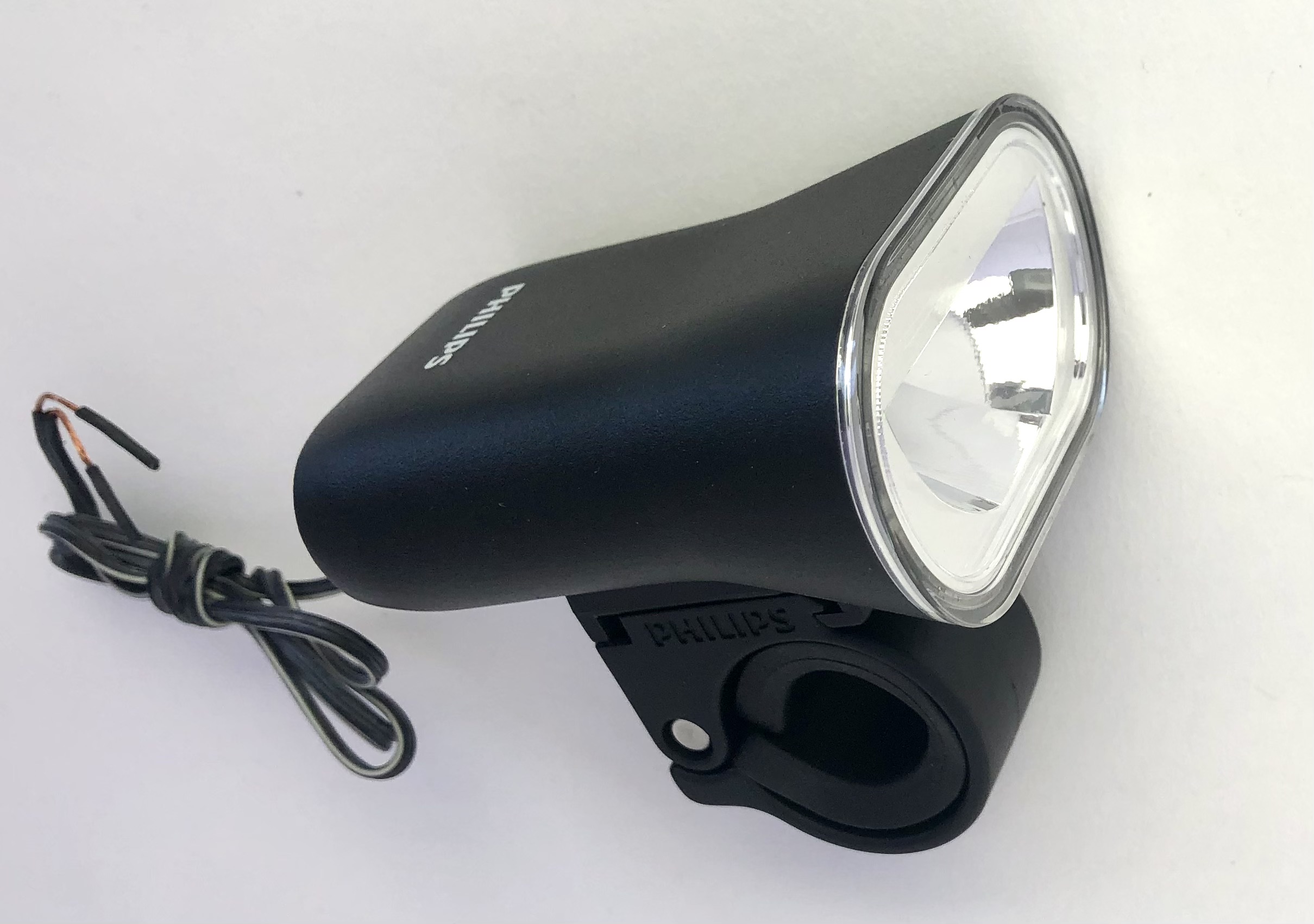 Philips LED Nabendynamo / E-Bike Frontlampe schwarz zur Lenkermontage