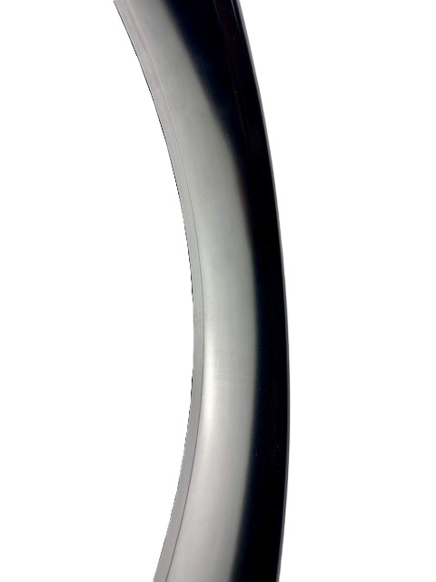 Alufelge 24 Zoll Doppelwand 82 mm schwarz seidenmatt, ohne Löcher
