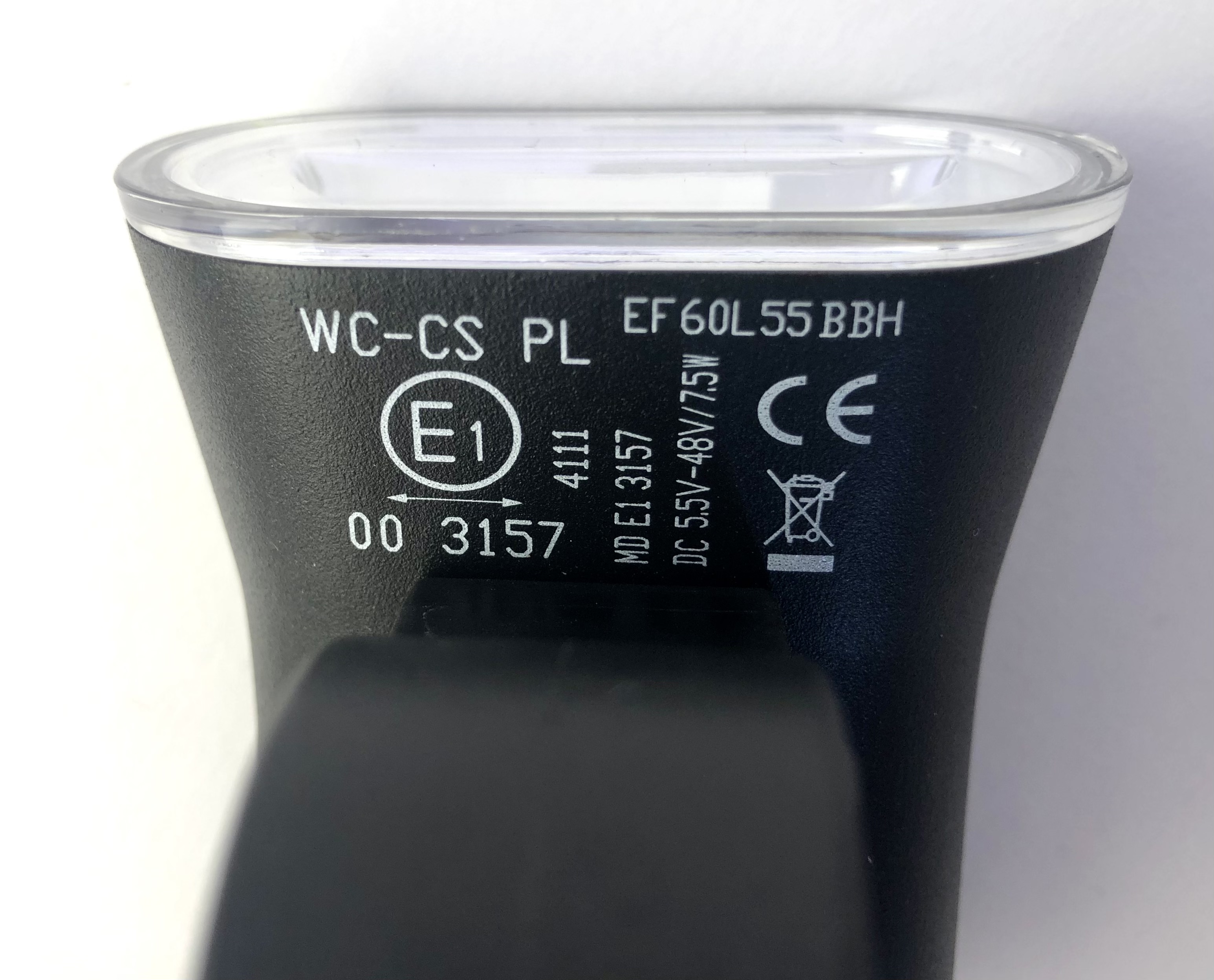 Philips LED Nabendynamo / E-Bike Frontlampe schwarz zur Lenkermontage