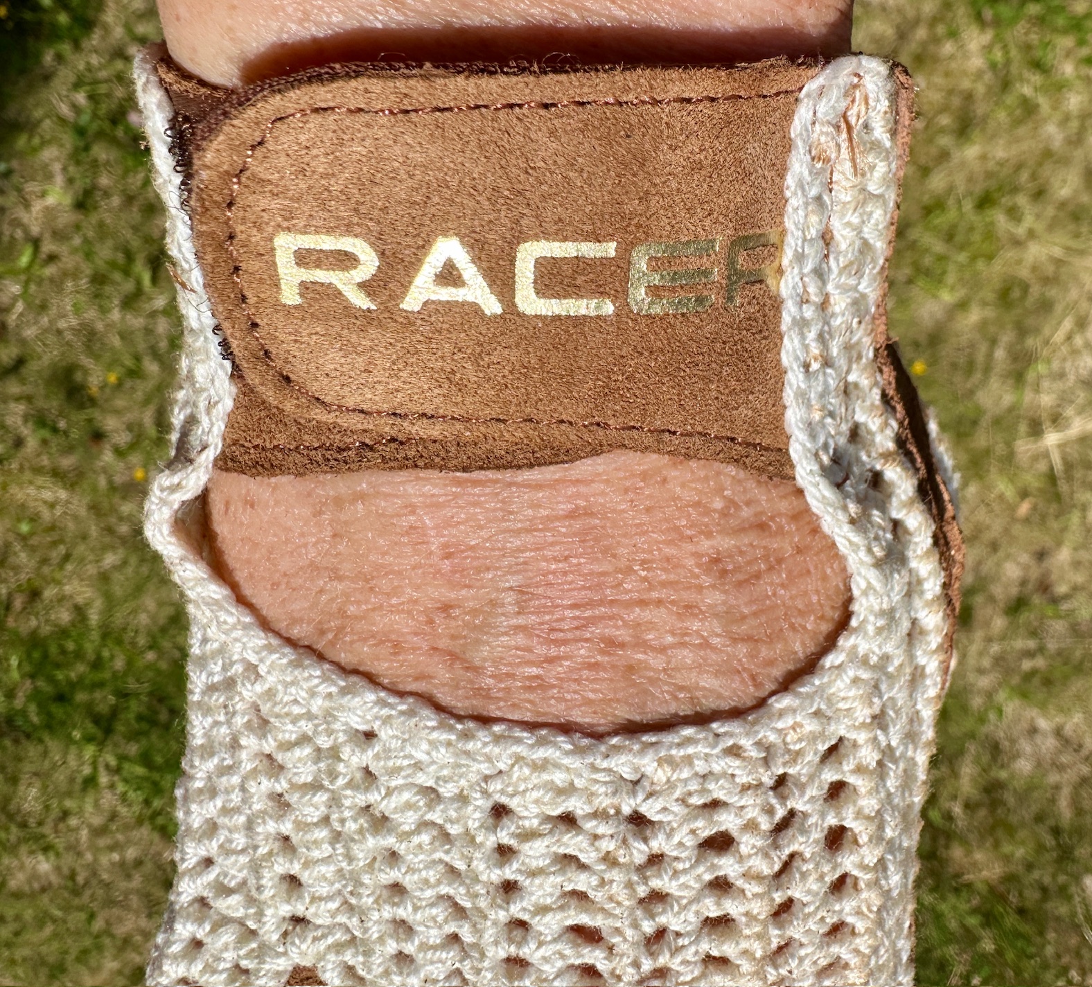 Original GANT 1970s Vintage Fahrradhandschuhe RACER, beige/zimtbraun Größe 7