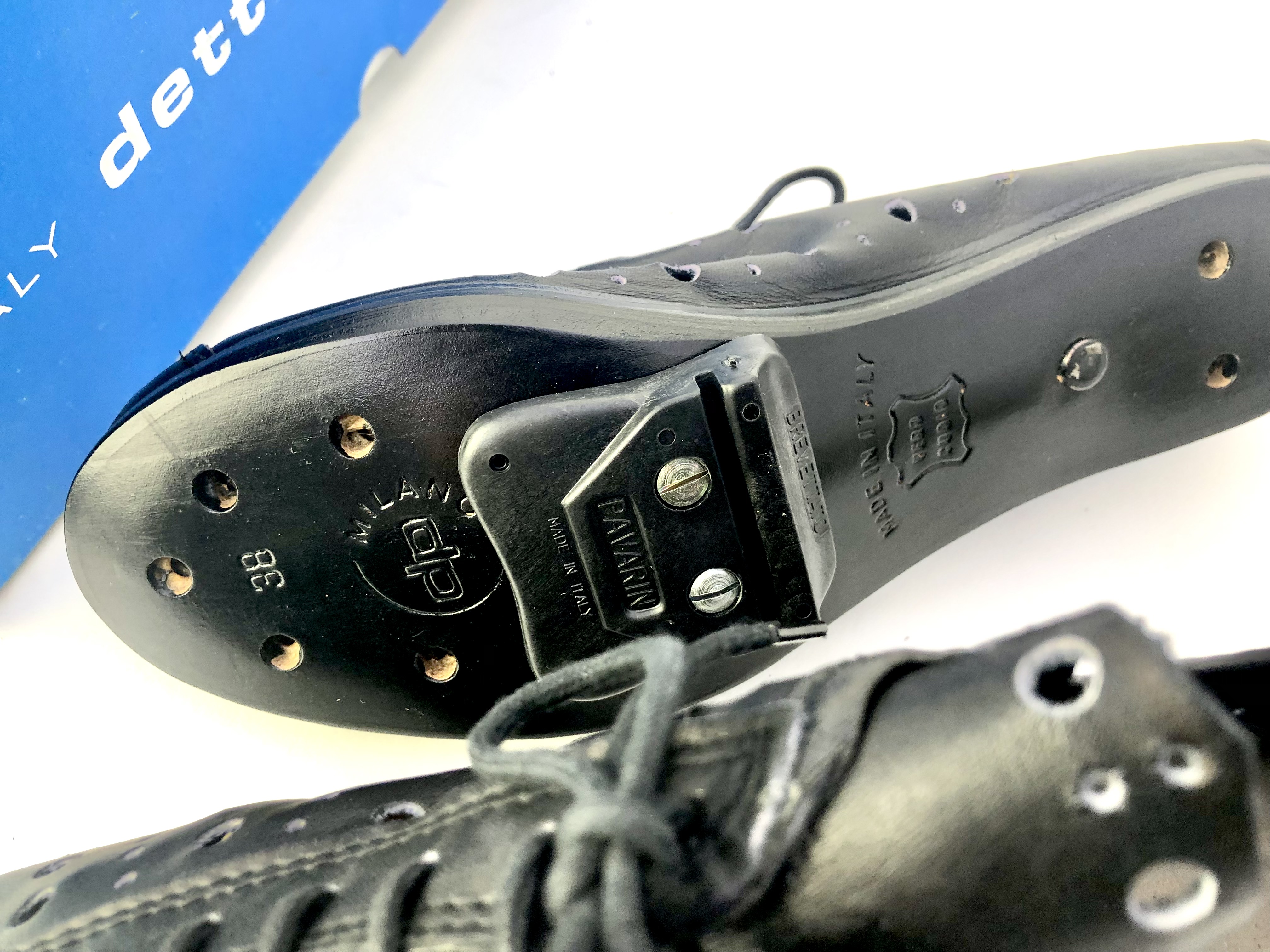 NOS Vintage Detto Pietro 7 TAR coppi Rennradschuhe Größe 37