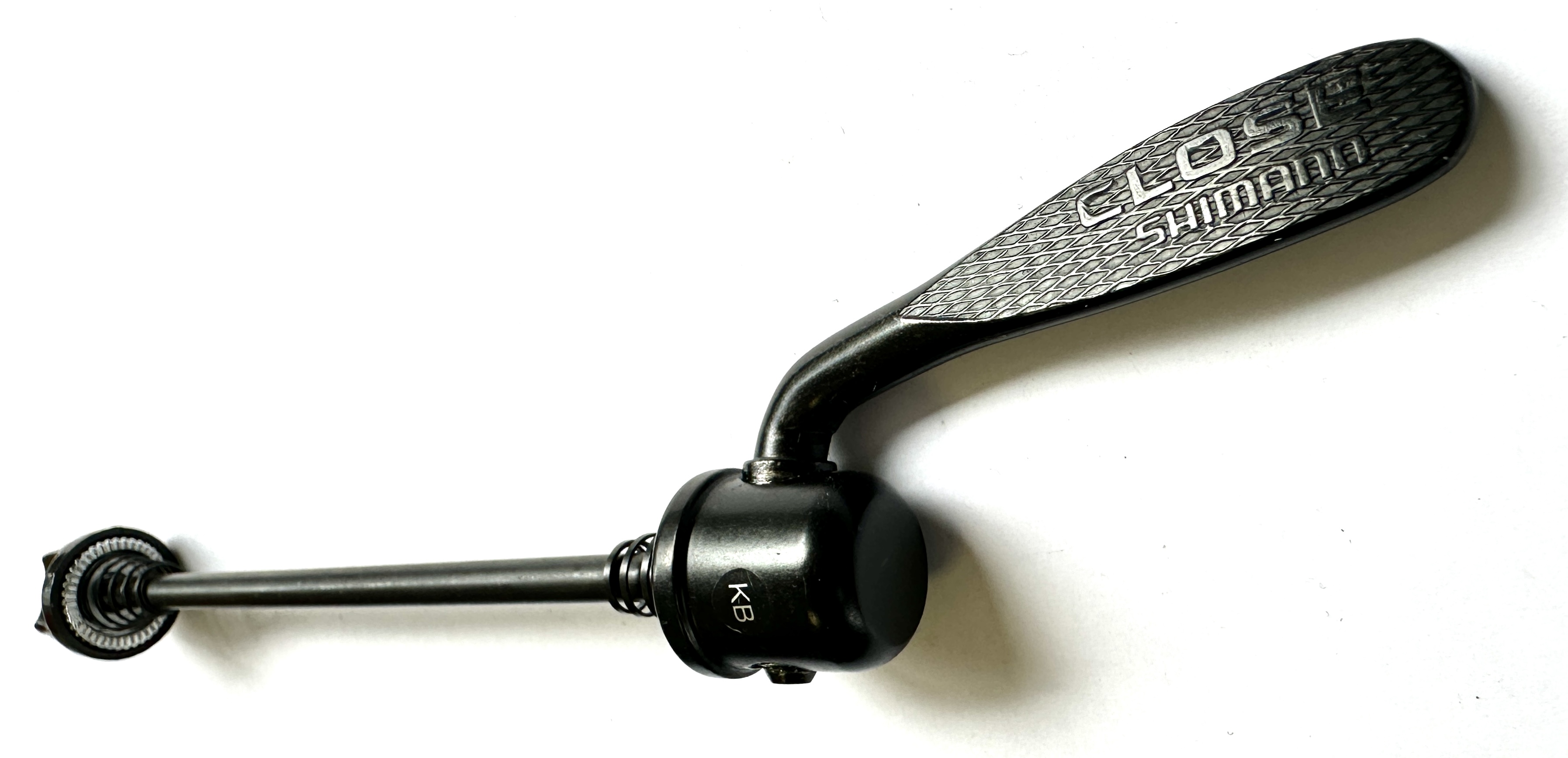Schnellspanner Shimano für das Vorderrad, schwarz