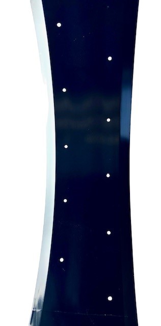 Alufelge 24 Zoll 133 mm schwarz seidenmatt