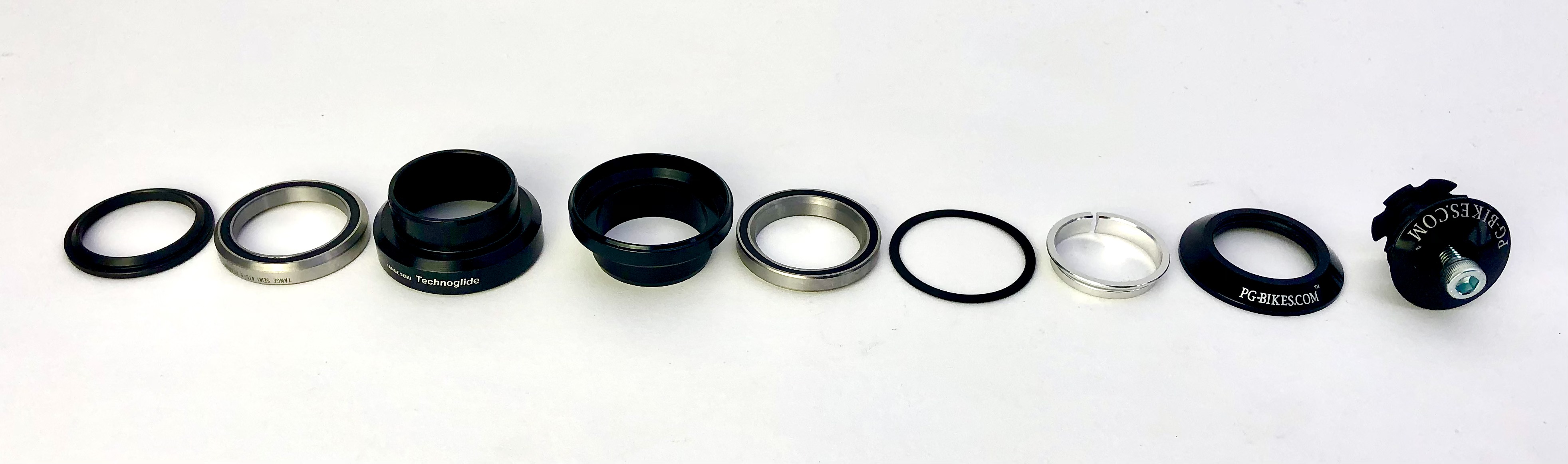 Tange Seiki Technoglide J-27 Steuersatz Ahead 1 1/8 Zoll schwarz