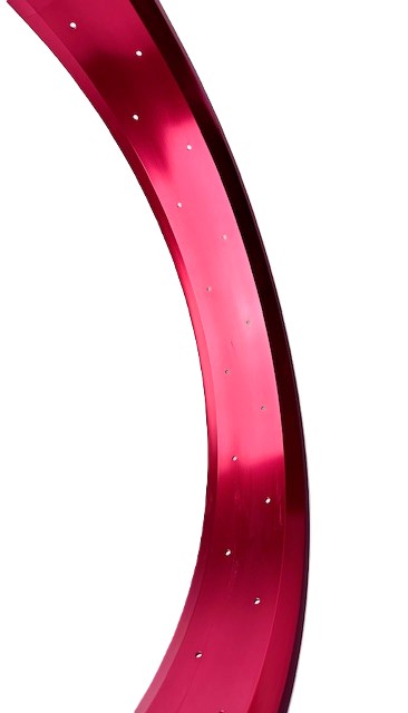 Alufelge 26 Zoll 103 mm rot
