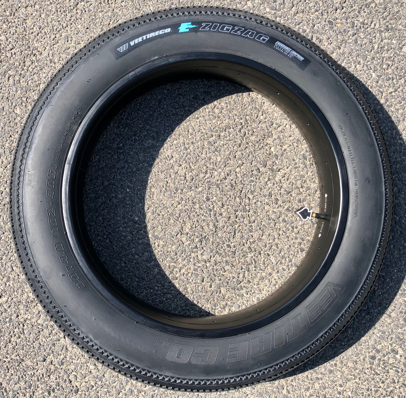 204 Reifen Zig Zag 20 x 4.0  B-Proof