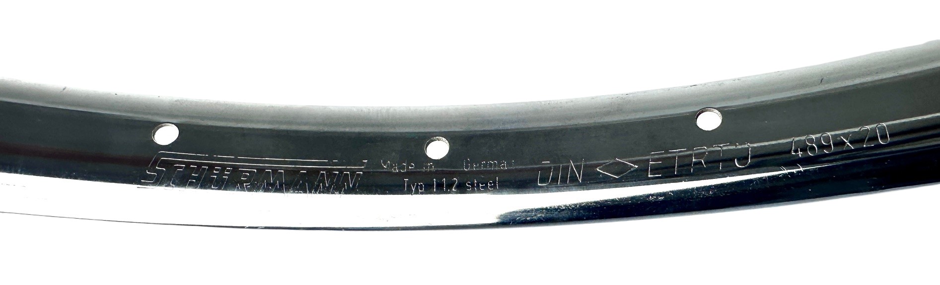 Schürmann Stahlfelge 22 Zoll 27,5 mm verchromt