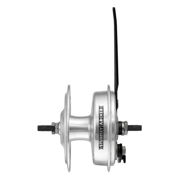 Trommelbremsnabe für Vorderrad Sturmey Archer XL-FD Alu silber