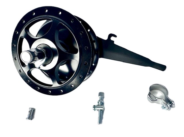 Trommelbremsnabe für Vorderrad Sturmey Archer XL-FD Alu schwarz
