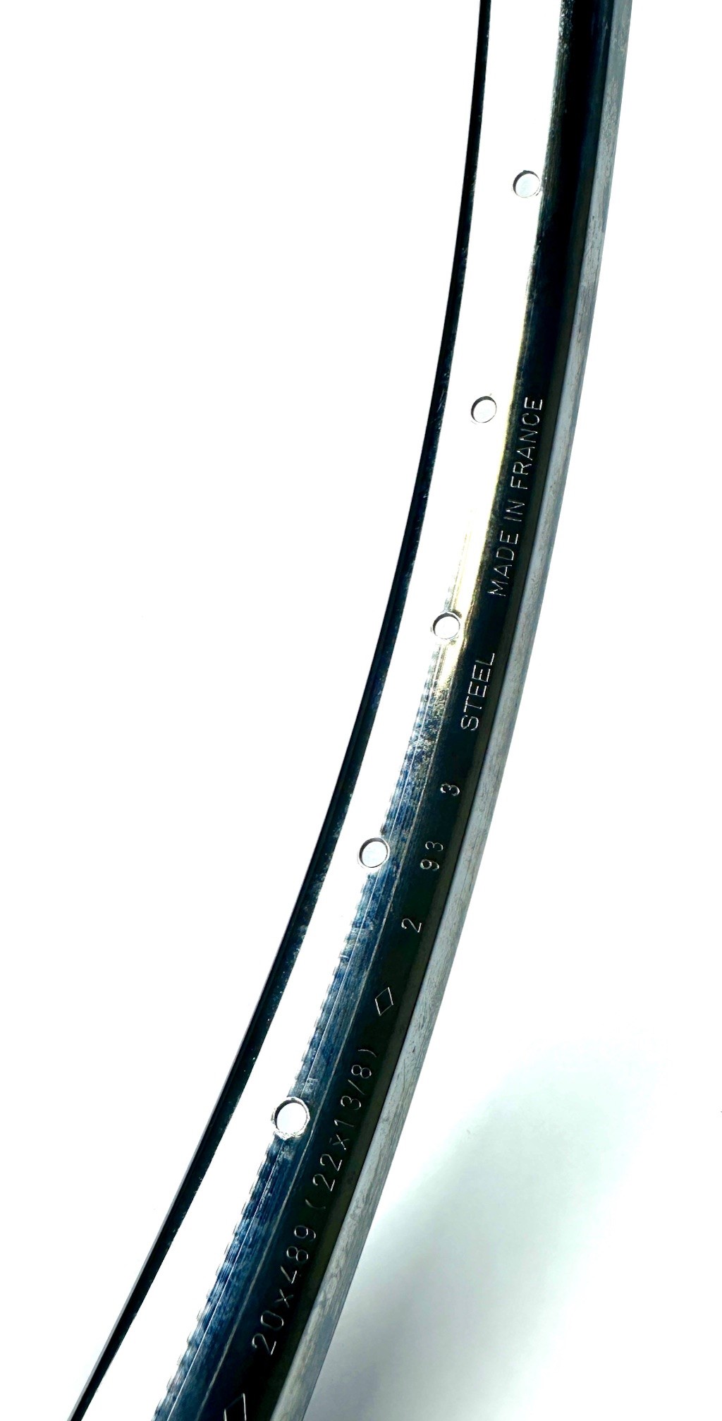 Rigida Stahlfelge 22 Zoll 28 mm verchromt