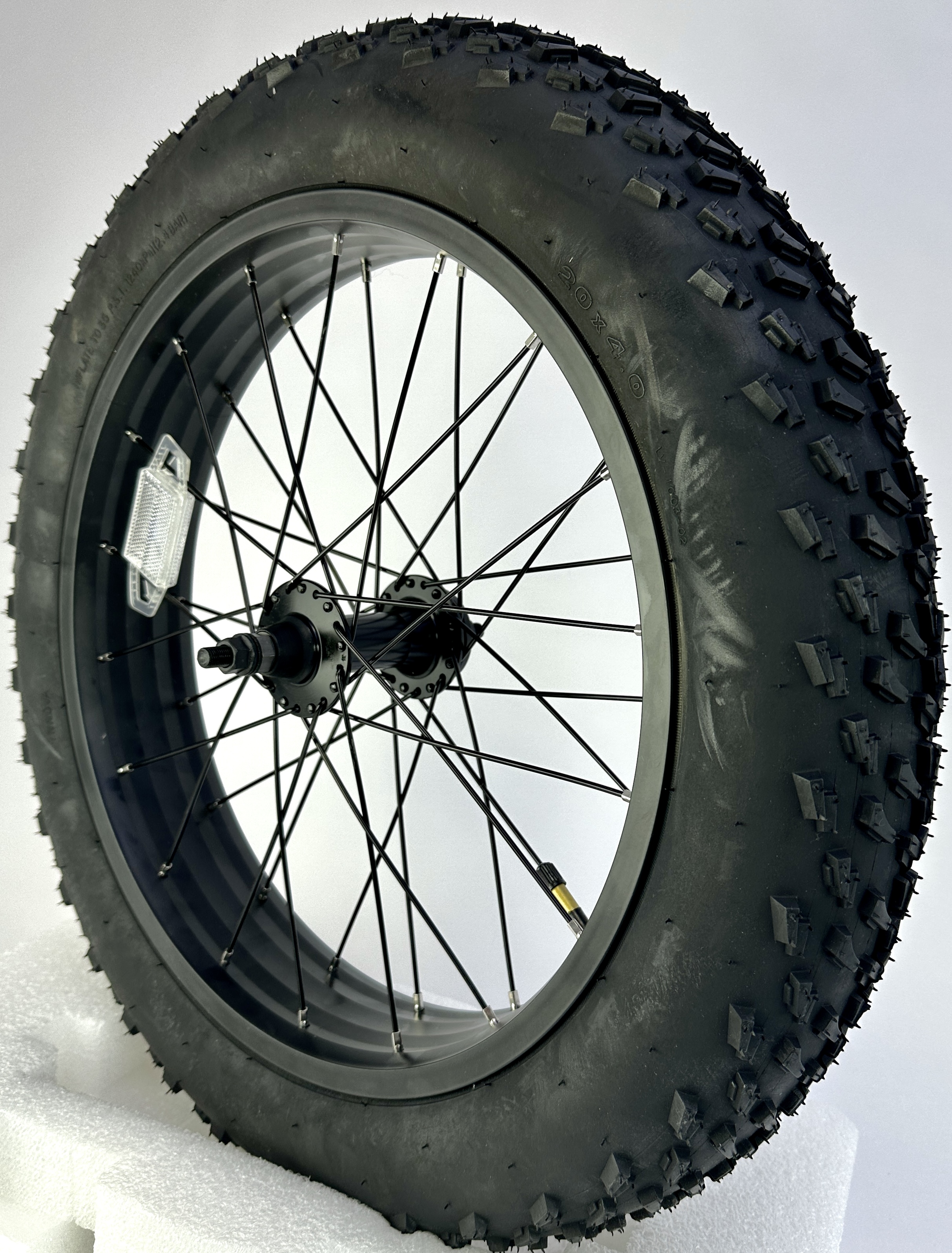204 UDX Vorderrad komplett  20 x 4  - 80 mm breit