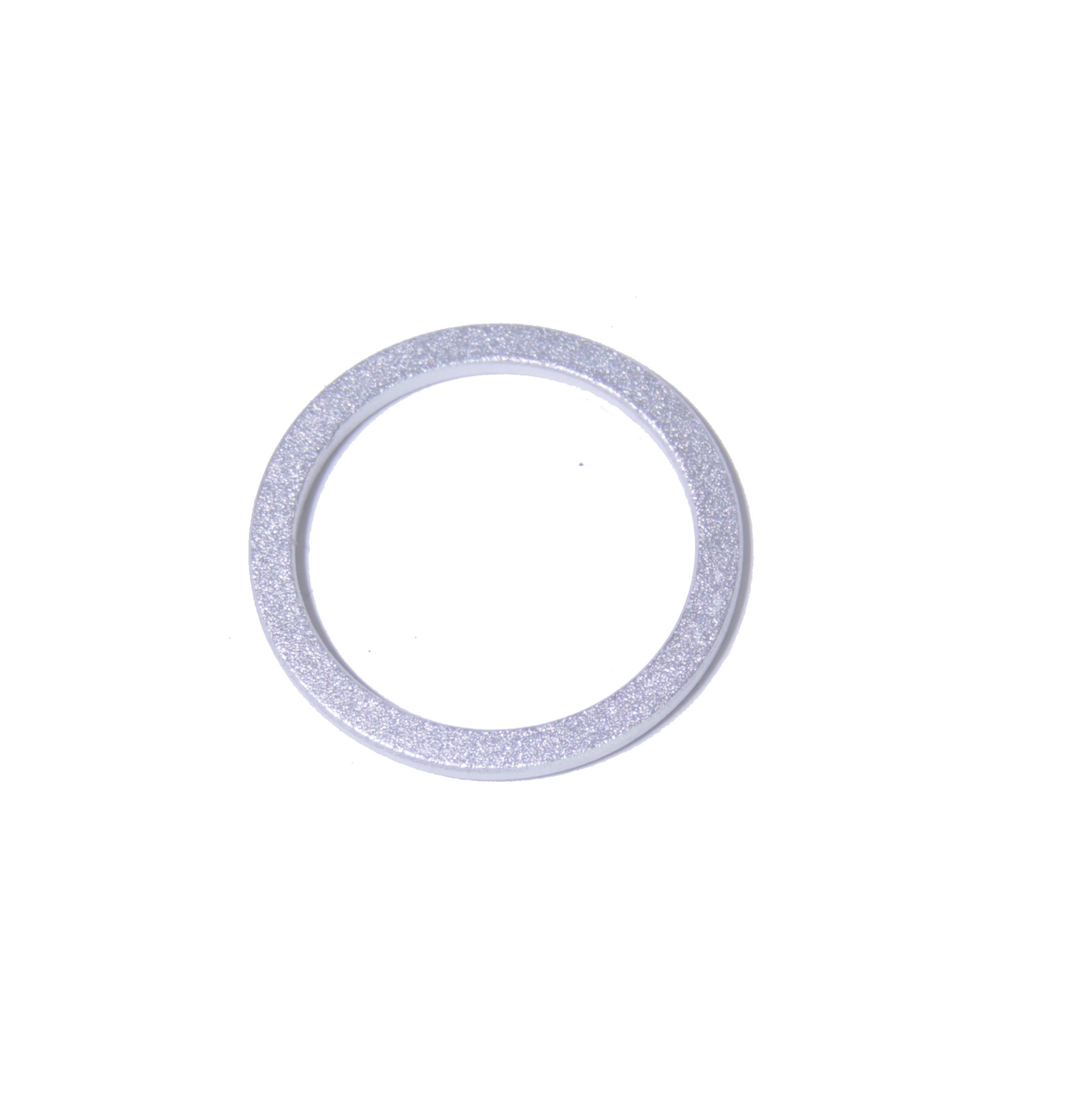 Distanzring Alu 1 1/8" 2mm, Alu siber