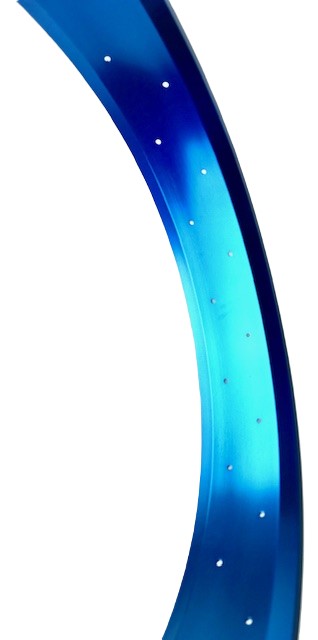 Alufelge 26 Zoll 103 mm blau