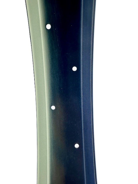 Alufelge 24 Zoll Doppelwand 67 mm schwarz seidenmatt