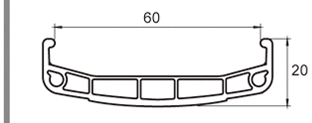 Alufelge 26 Zoll 67 mm hochglanzpoliert
