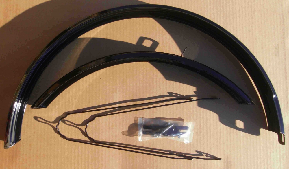 Classic Schutzbleche 28 Zoll schwarz