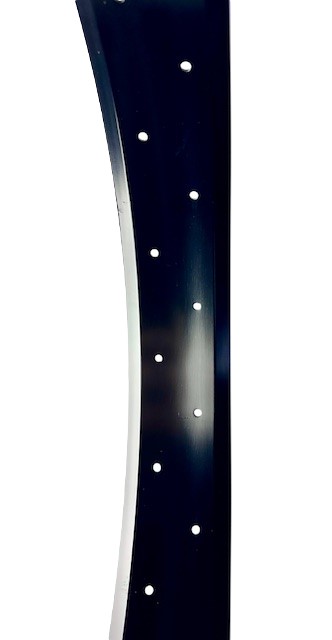 Alufelge 20 Zoll 70 mm schwarz seidenmatt
