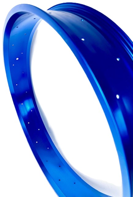 Alufelge 26 Zoll 103 mm blau