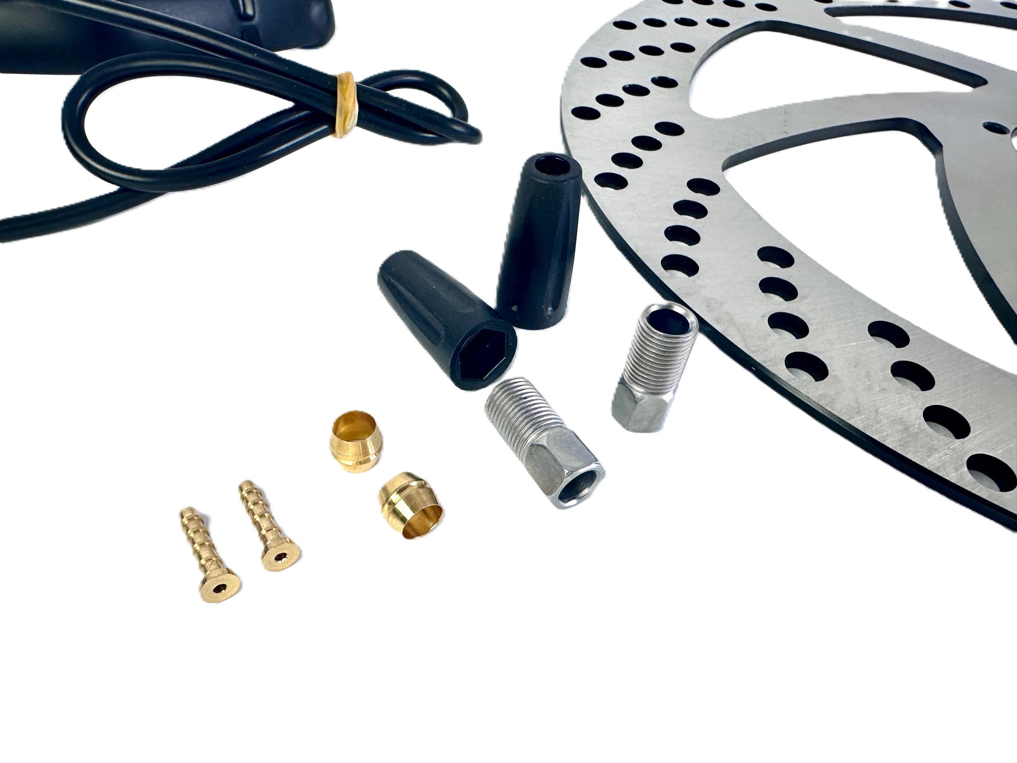 Heavy Duty Bremsset für Vorder- oder Hinterrad, Bremshebel links