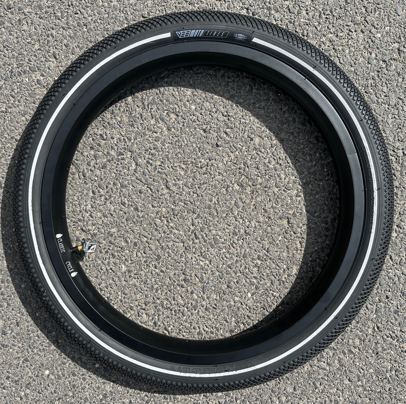 Vee Rubber E-Speedster Cargo Reifen 20 x 2.0 schwarz mit Reflexstreifen