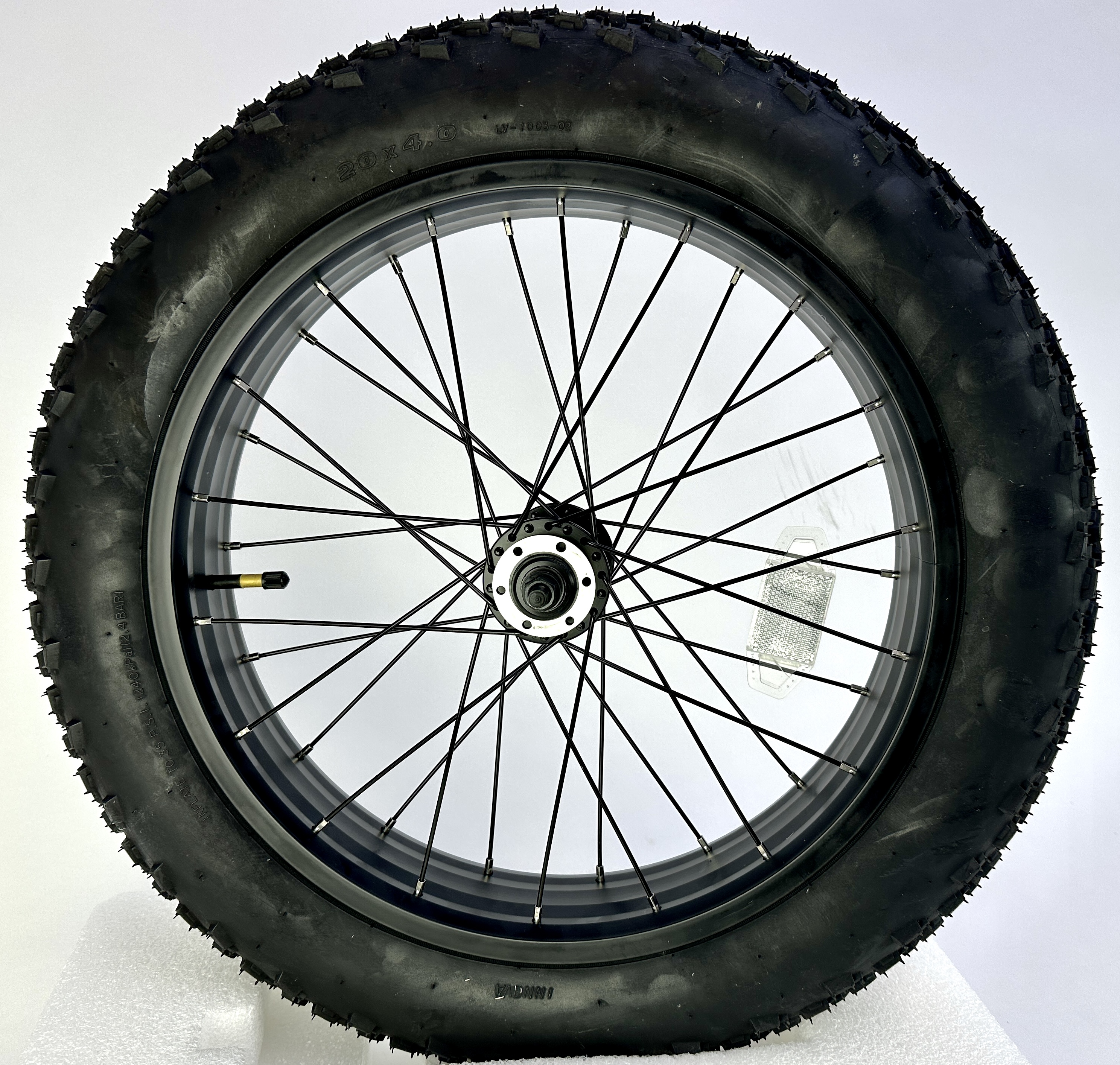 204 UDX Vorderrad komplett  20 x 4  - 80 mm breit