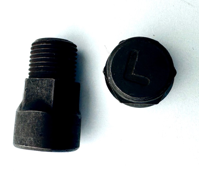 Pedal Gewinde Adapter 9/16 - 1/2 schwarz