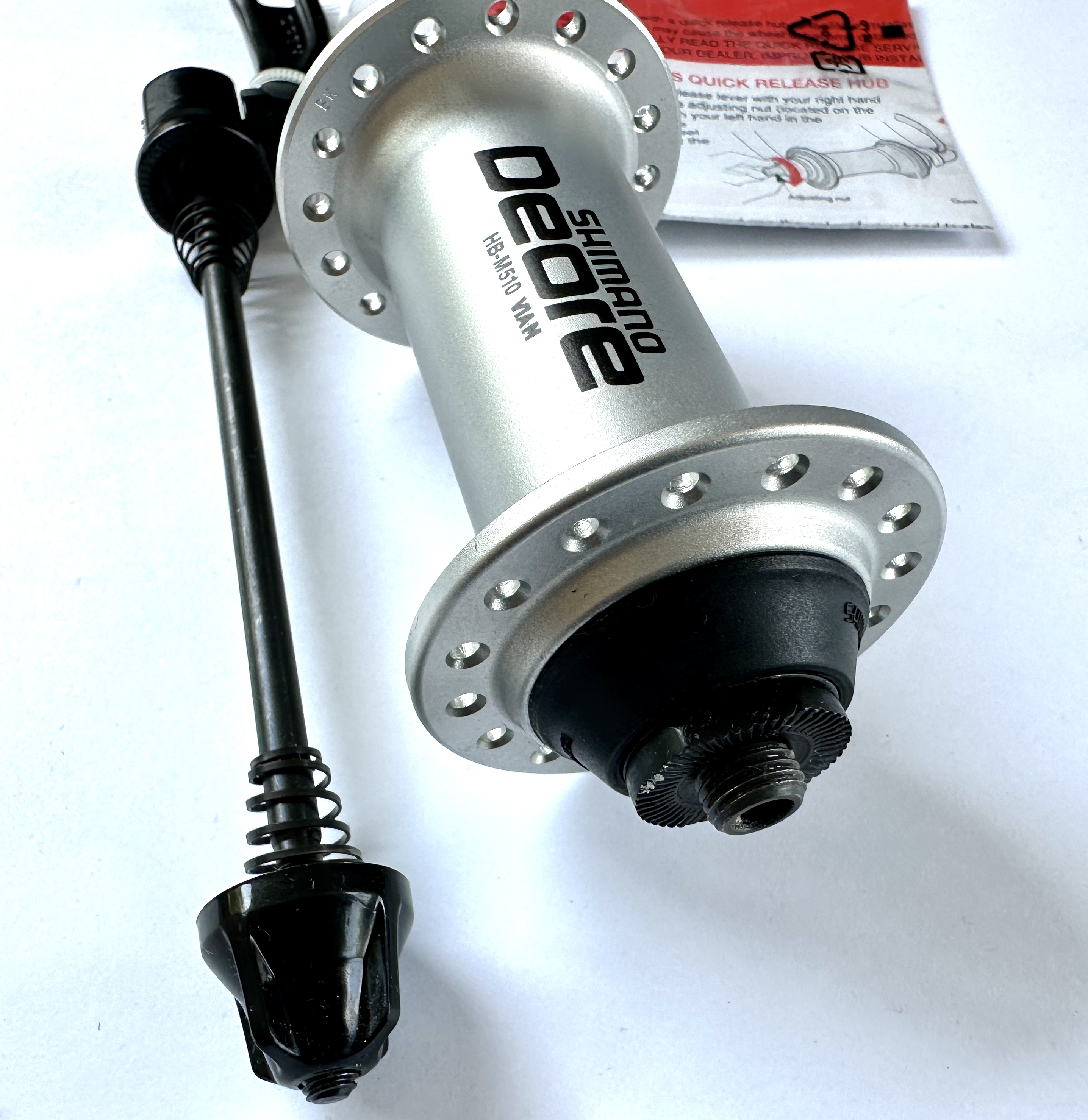 Shimano Deore HB-M510 Vorderradnabe 36-Loch, silber