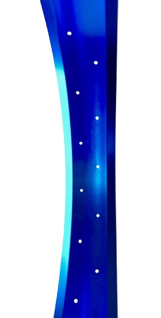 Alufelge 26 Zoll 103 mm blau