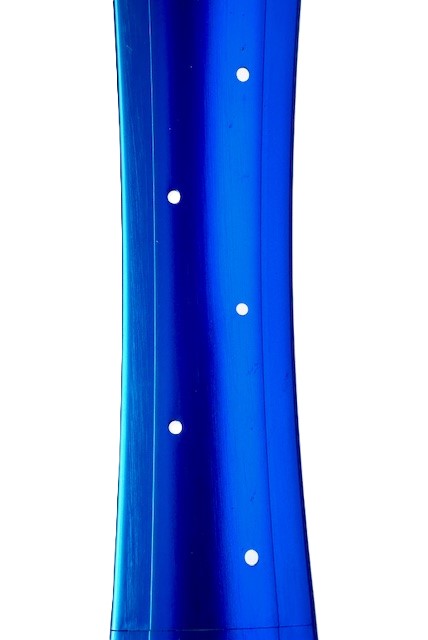 Alufelge 24 Zoll Doppelwand 67 mm blau