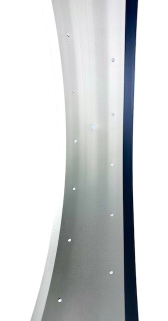 Alufelge 24 Zoll 133 mm matt silber