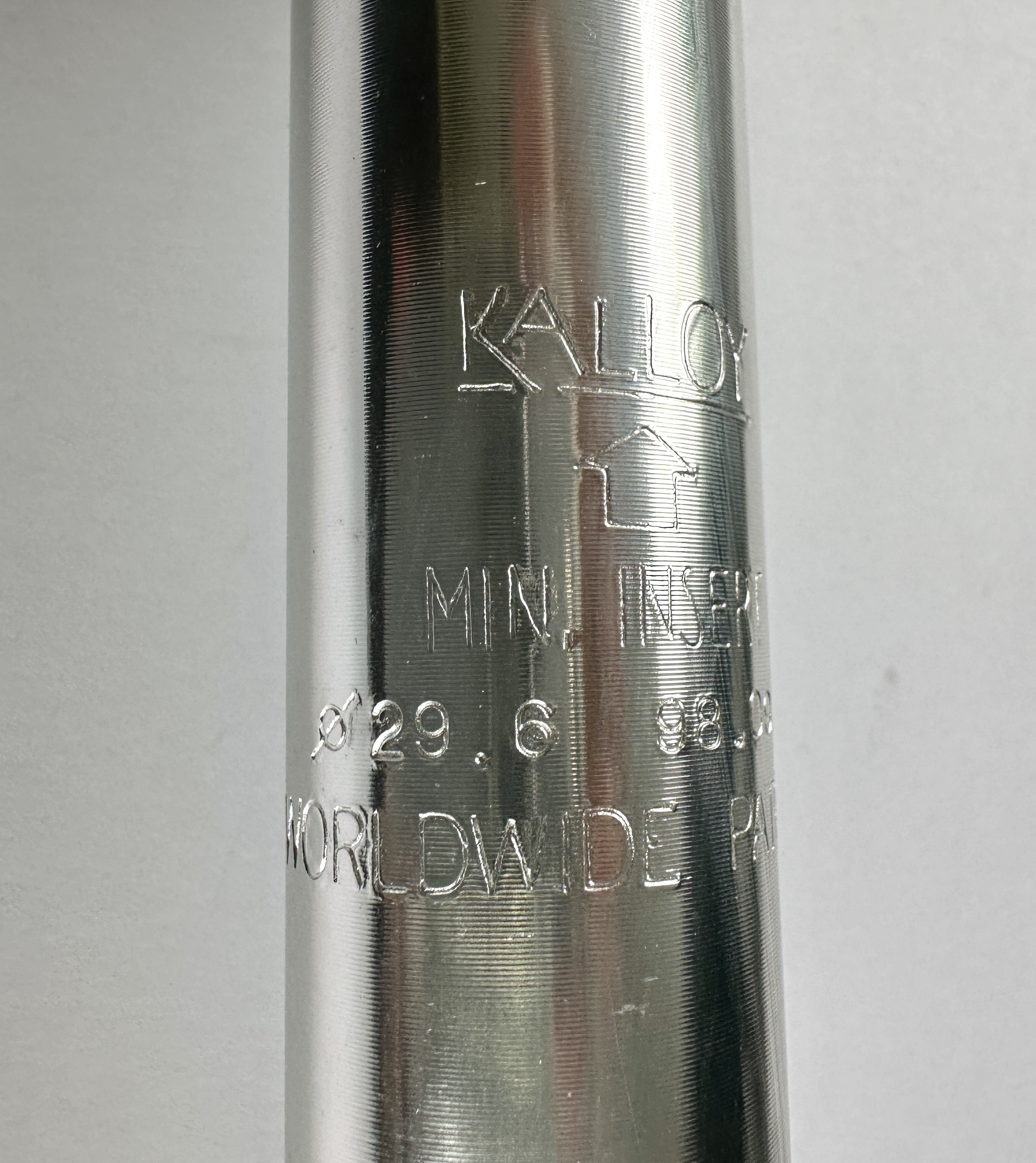 Kalloy Patentsattelstütze 29,6 mm  350 mm Alu