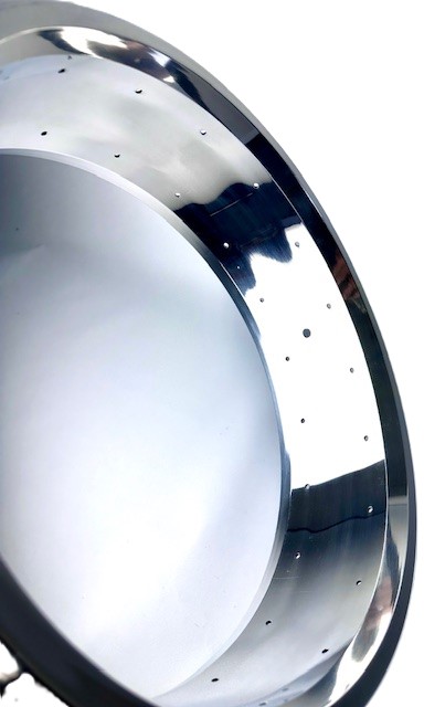 Alufelge 20 Zoll 133 mm poliert