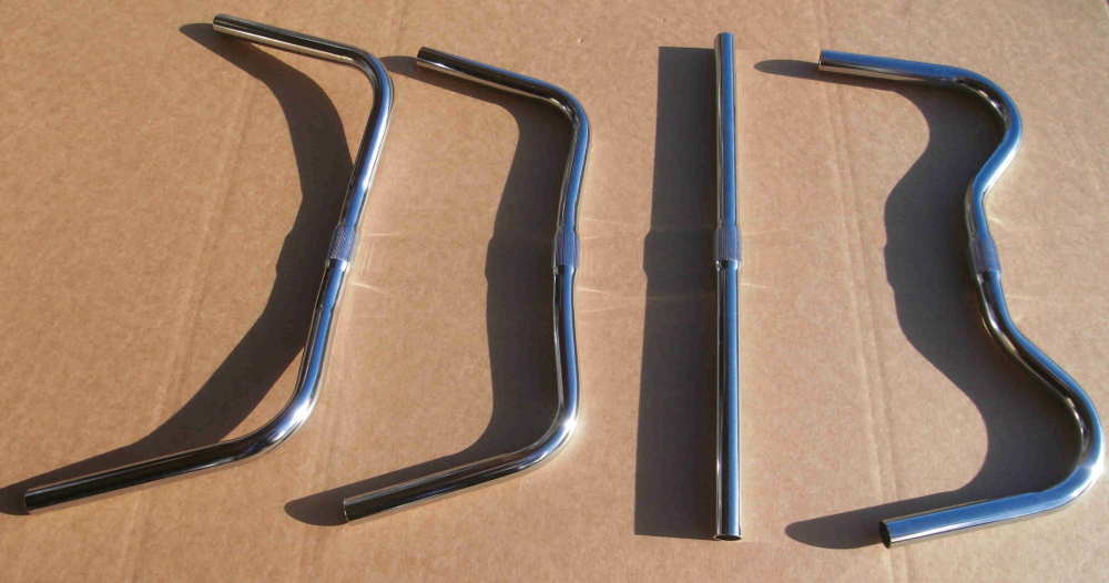Spezial Lenker Straight Hi-Ten Stahl verchromt