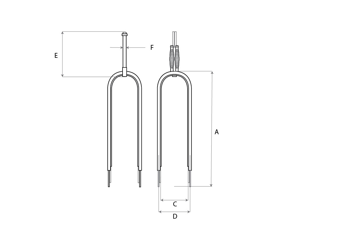 Classic Cycle Springergabel Abraham Linkage Monark Disc 1 1/8 Zoll Schaft