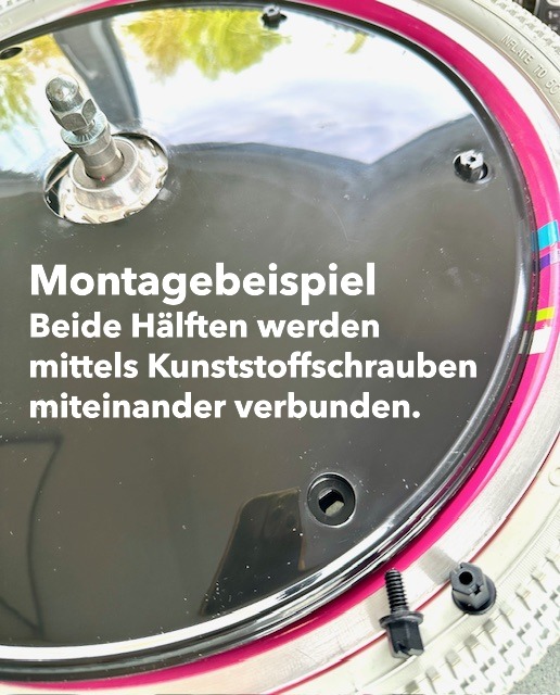 Radkappen schwarz 20 Zoll