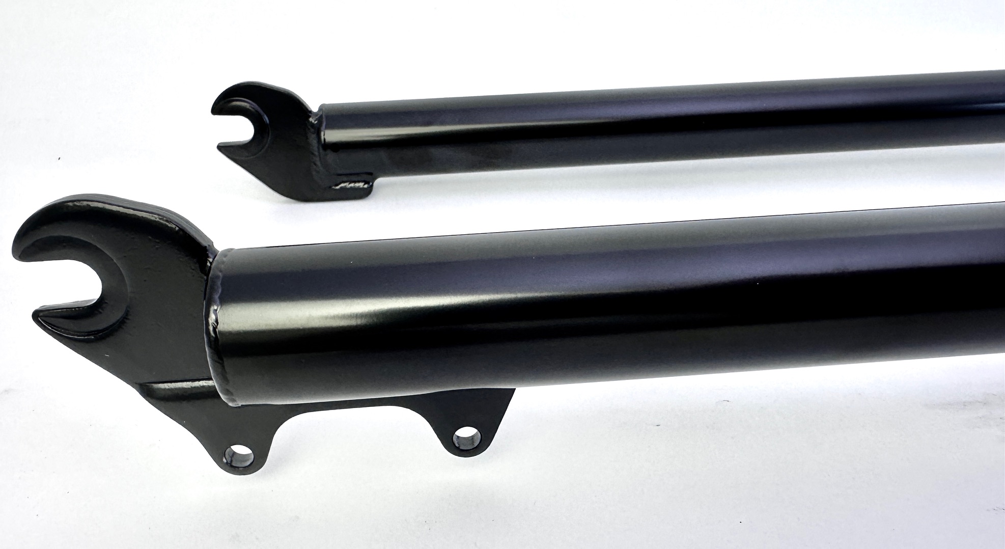 Extra breite Cargo Doppelbrückengabel, 810 mm, schwarz für 20-28 Reifen 1 1/8 Schaft