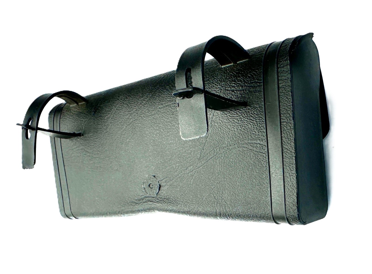 Vintage Werkzeugsatteltasche schwarz Kunststoff 70/80er Jahre