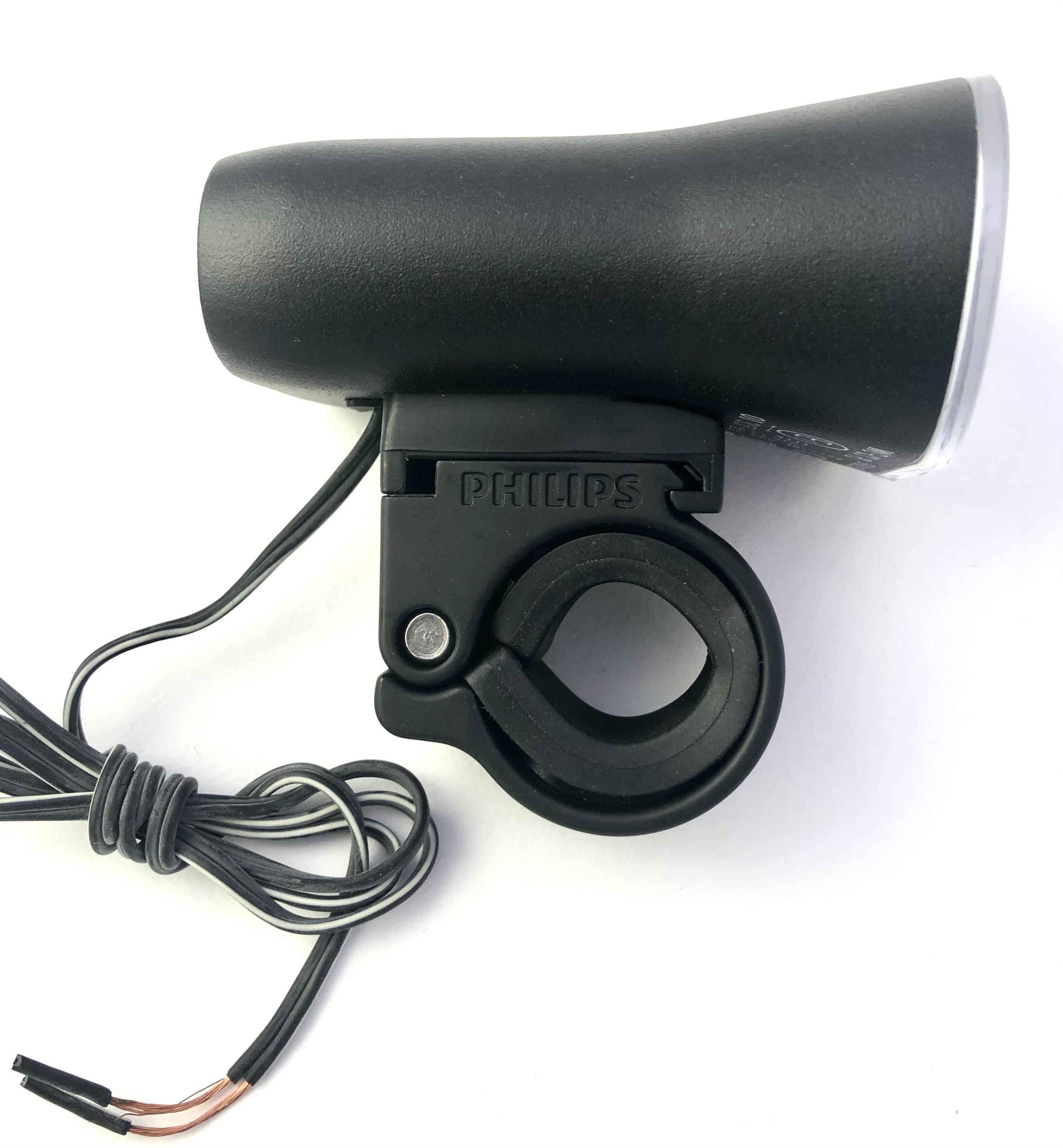Philips LED Nabendynamo / E-Bike Frontlampe schwarz zur Lenkermontage