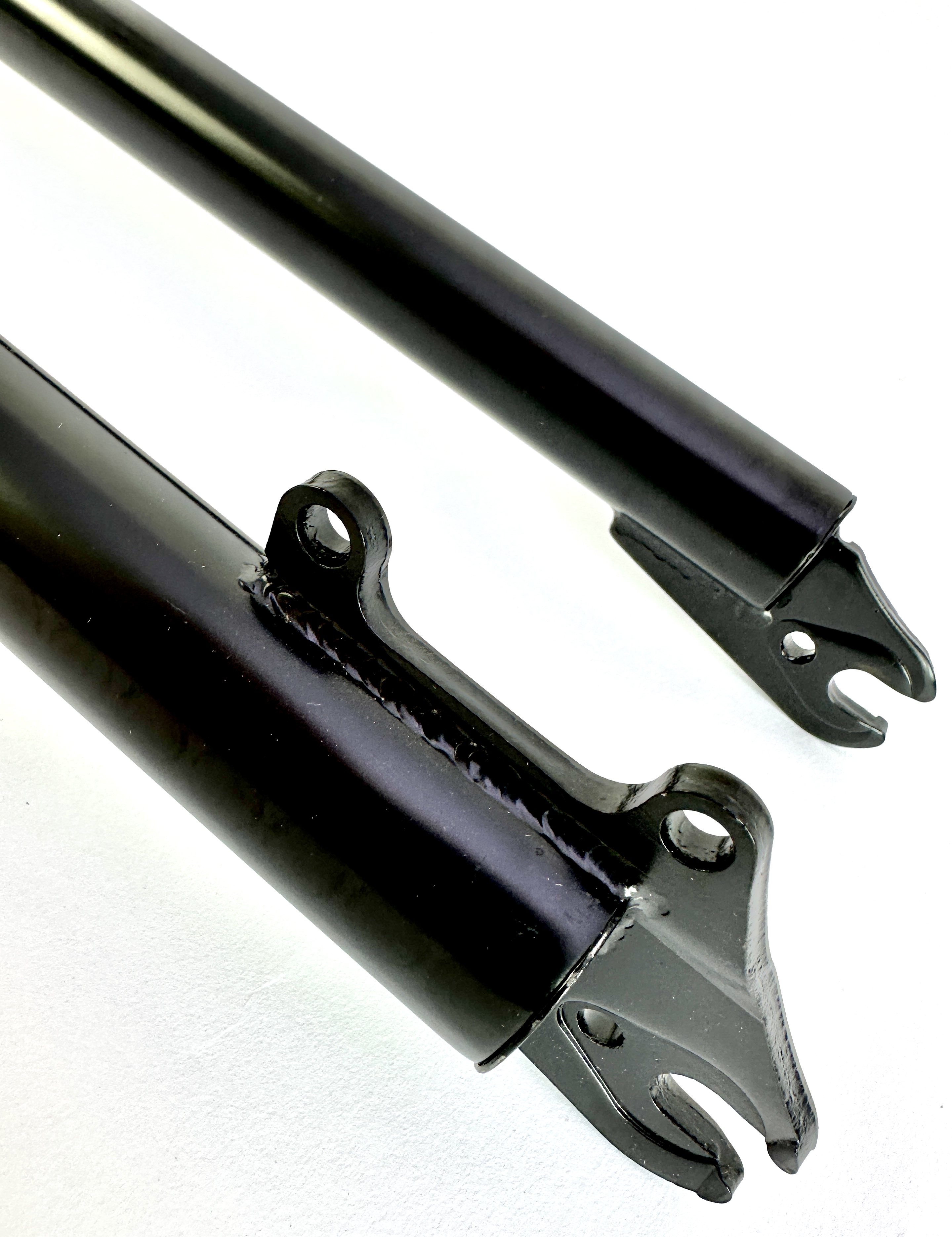 5-Doppelbrückengabel, schwarz 800 mm, für 20-28 Zoll-Reifen 1 Zoll Schaft