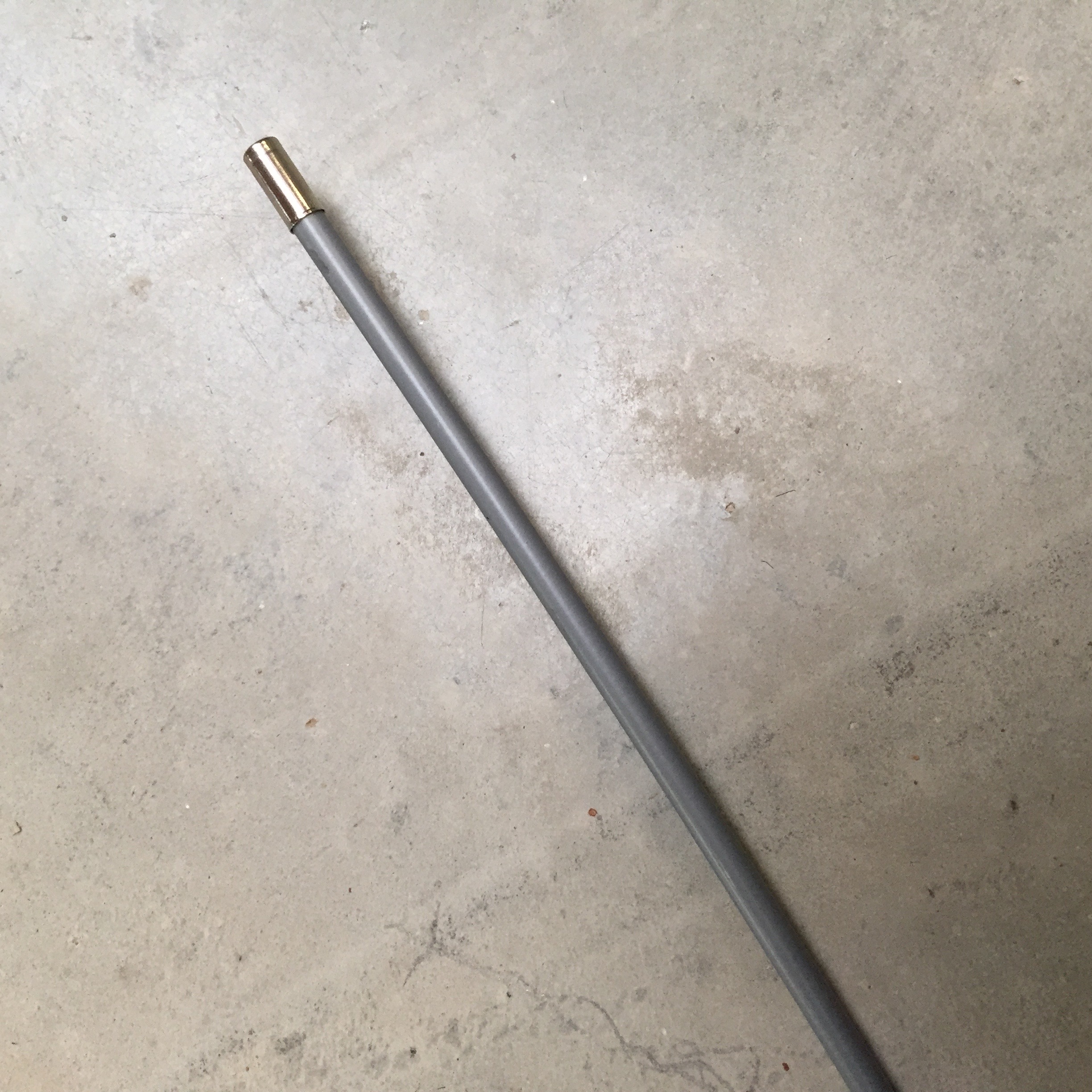 Außenzug Bowdenzug grau